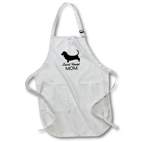 Apron - Basset Hound Dog Mom Designs Dogs