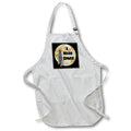 Apron - Funny Cute Spaceship Rocket I need space and Moon Satire Cartoon Funny