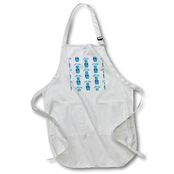Apron - A cool blue pineapple and Aloha pattern for your Hawaii vacation. Creative Studios – Hawaii Islands Aloha