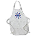 Apron - Miami, USMIA, USA. Helm and anchor. Around the world by sea Alexis Design - Around The World By Sea