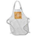 Apron - White sailing compass rose on a vintage sailing map of Florida Keys. Creative Studios – Sailing