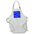 Apron - Classic turquoise compass rose pattern on Florida Keys sailing map. Creative Studios – Sailing