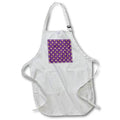 Apron - Purple and Gold Nautical Sailboats On Purple Pattern Patterns