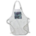 Apron - Image Of Gold Dragons On A Purple Blue Background Pattern Patterns