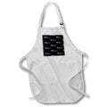 Apron - Funny Devolution of Man pattern ending in democrats. Creative Studios – Politics
