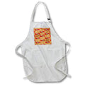 Apron - Men SCUBA diving patterned graphic with red and white DIVE flag. Creative Studios – SCUBA Diving