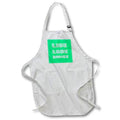 Apron - Live Love Dance White Geometric Seventies Disco Text Vector Art - Seventies Typography