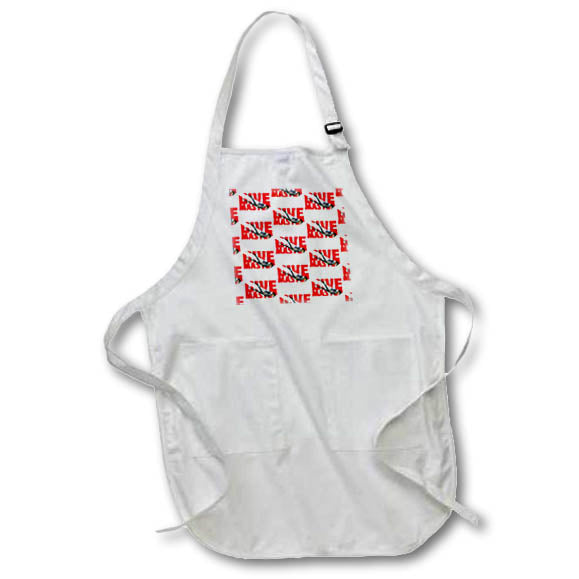 Apron - SCUBA Dive Master diver pattern on a vintage nautical map. Creative Studios – SCUBA Diving