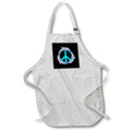 Apron - Dolphins swimming around a ocean blue peace sign. Creative Studios – Dolphins