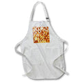 Apron - Honeycomb Pattern In Mustard and Honey Colors Hexagon Painting Acrylic Painting - Abstract Geometry