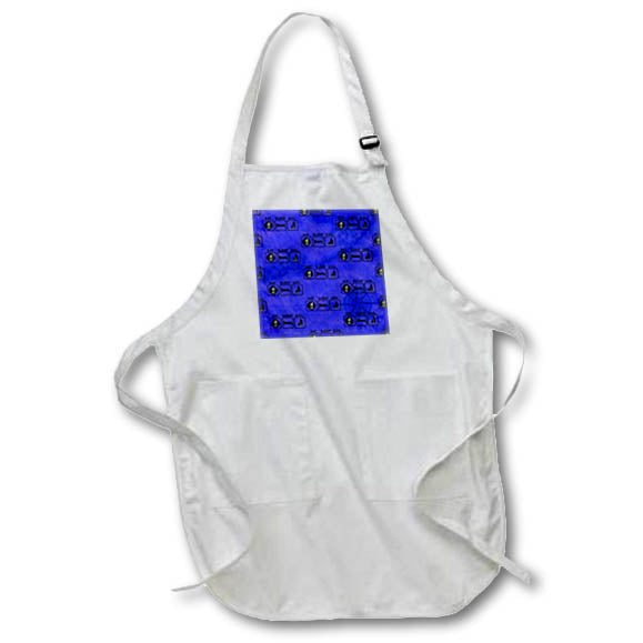 Apron - Eat Sleep Sail signs on blue nautical map of the Florida Keys. Creative Studios – Sailing