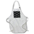 Apron - Black and white Eat Sleep Sail pattern for sailboat owners. Creative Studios – Sailing
