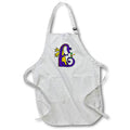 Apron - Funny Cute Colorful Dragon talking to Iguana with Flame Thrower Funny