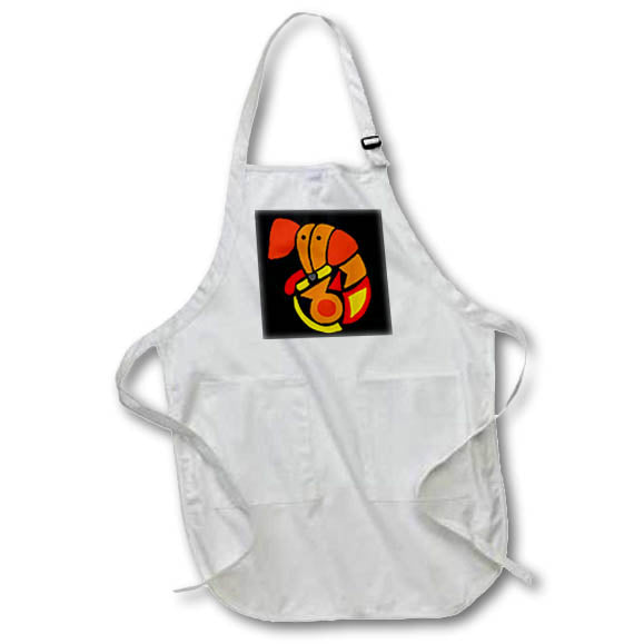 Apron - Funny Cute Dachshund Dog Picasso Style Abstract Art Pets Pets