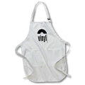 Apron - Image of Word Vinyl With Record Picture – Music