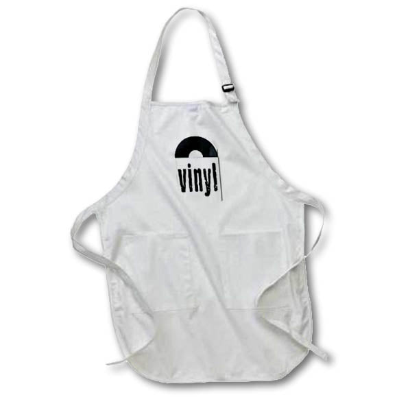 Apron - Image of Word Vinyl With Record Picture – Music