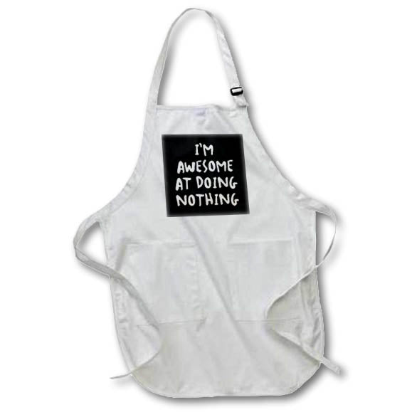 Apron - Image of Words Im Awesome At Doing Nothing – Humorous Sayings