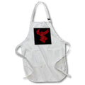 Apron - Rising From The Ashes Phoenix Red Tattoo Art Vector Art - Phoenix