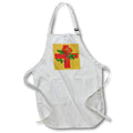 Apron - Patriotic St George Ensign and Tudor Rose England Fan Vector Art- England Banner