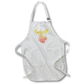 Apron - Rising From The Ashes Artistic Phoenix Orange Yellow Ombre On White Vector Art - Phoenix