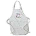 Apron - Zebra with Color Is Black and White Put Together Text Vector Art - Zebra