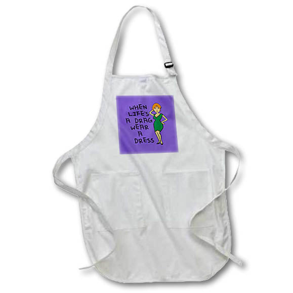 Apron - When Witches Go Riding Tis Near Halloween Vector Art - Halloween Witch