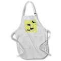 Apron - Silhouette of Ibises In Flight Vector Art - Ibis