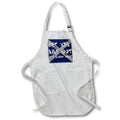 Apron - Get Yer Kilt Oot Its Burns Night White Text With Saltire Vector Art - Burns Night