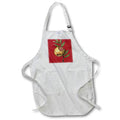 Apron - Mediterranean Pomegranate Fruit And Seeds Vector Art Vector Art - Pomegranate