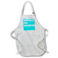 Apron - Unskilled and Oblivious Cognitive Bias Statement White Text Typography - Psychology Quote