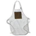 Apron - Modern Image Of Bronze Metal Wavy Lines and Dots Pattern Patterns