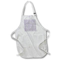 Apron - Cute Purple Flower and Bird Pattern Patterns