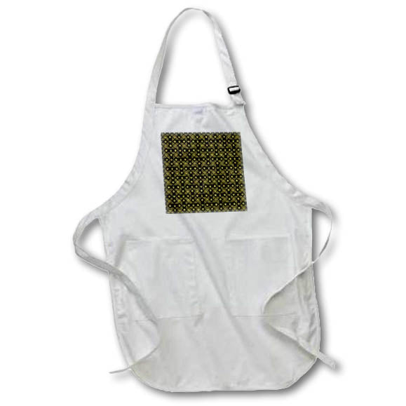 Apron - Cute Image Of Gold Happy Face Star Pattern Patterns
