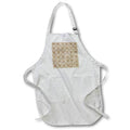 Apron - Pretty Brown and Beige Vintage Damask Pattern Patterns