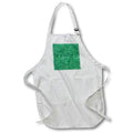 Apron - Image of an abstract glittering surface of green and white colors Alexis Design - Texture Glitter