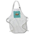 Apron - Tortoises Only Make Progress When They Stick Their Necks Out Vector Art - African Proverb