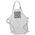 Apron - Looking Shattered Black Line Geometric Abstract Graphic Design - Line Pattern