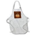 Apron - A Pumpkin With Fall Text Above Art - Holidays