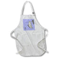 Apron - Cartoon Of A Butterfly Catching A Human Illustration - Butterfly