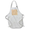 Apron - When Hearts Meet Together Pattern - Peach Hearts On Cream Vector Art - Heart Pattern
