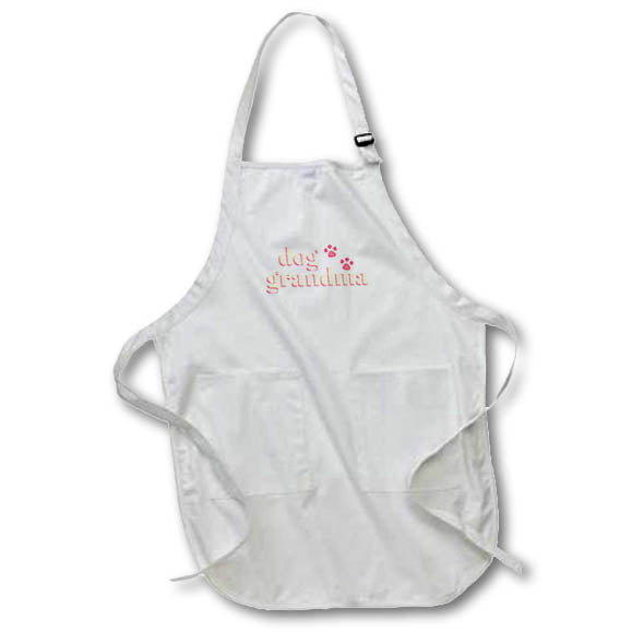 Apron - Dog Grandma Pink Funny Sayings