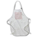 Apron - Carnation Rotation Seamless Floral Pattern Pattern - Red Carnation