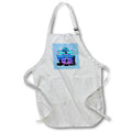 Apron - Be Up With The Boards Kitesurf Vector Art Dark Blue Text Vector Art - Kiters