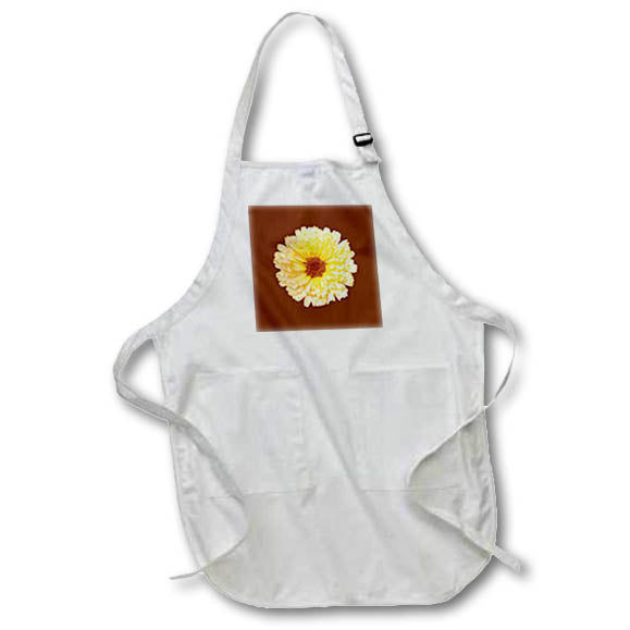 Apron - Beautiful Yellow Marigold Botanical Art Vector Art - Marigold