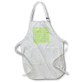 Apron - Two Kisses Collided Lip Smacking Lime Colored Lips Pattern Pattern - Lipstick Kisses