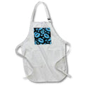 Apron - Two Kisses Collided Lip Boyish Blue Lips Pattern Pattern - Lipstick Kisses