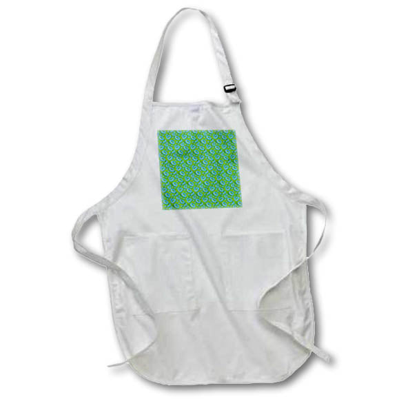 Apron - Two Kisses Collided Lip Boyish Blue Lips Pattern Pattern - Lipstick Kisses
