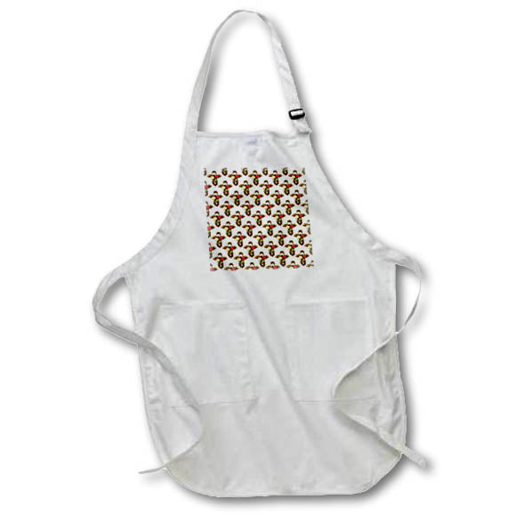 Apron - Easter Christian Cross Of Roses Pattern Pattern - Rose Cross