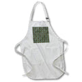 Apron - Deep Green and Image Of Gold Vintage Sailing Anchor Pattern Patterns