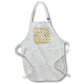 Apron - Edgy Image Of Gold Skulls Pattern Patterns